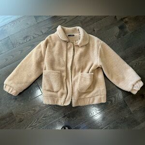 Zaful Beige Sherpa Jacket